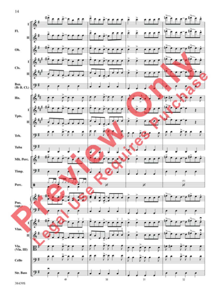 Born This Way Full Orchestra scores gallery preview page 15
