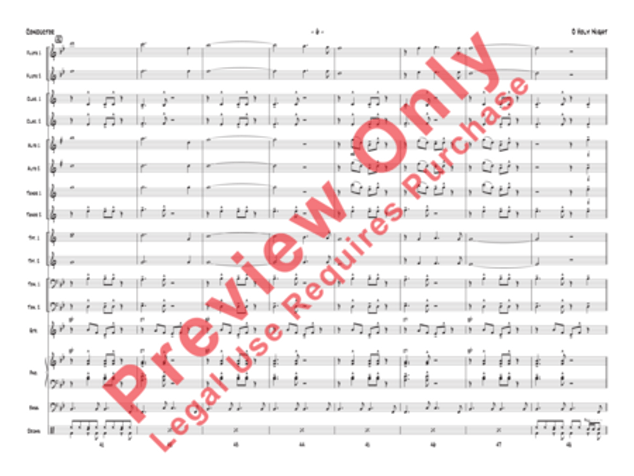 O Holy Night Jazz Ensemble scores gallery preview page 7