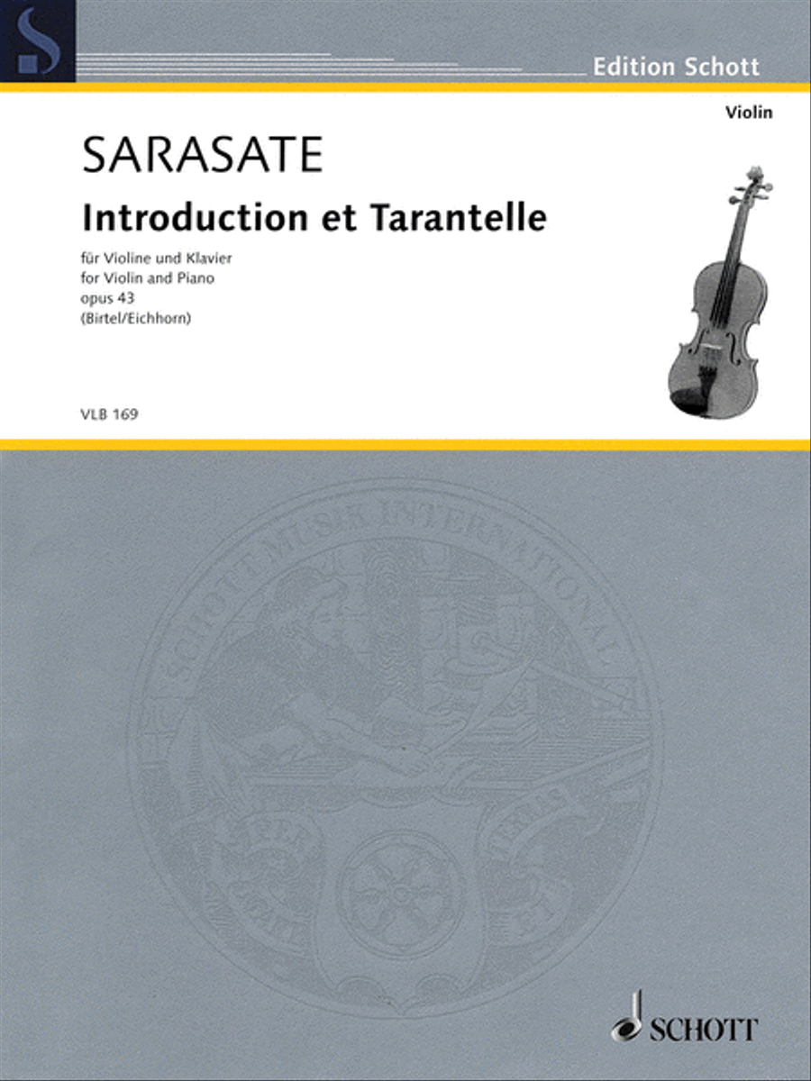 Introduction et Tarantelle, Op. 43 Violin Solo scores gallery preview page 1