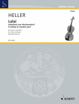 Book cover for Lalai: A Lullaby To Awaken You? Violin & Harp