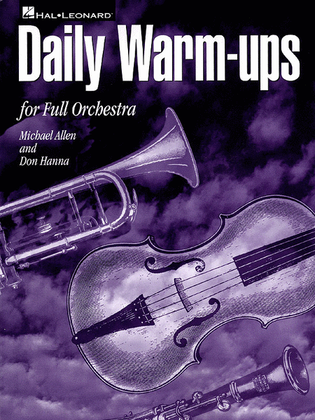 Book cover for Daily Warm-Ups for Full Orchestra