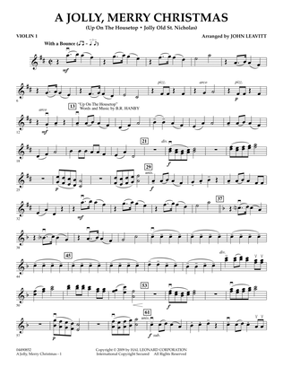 A Jolly, Merry Christmas - Violin 1