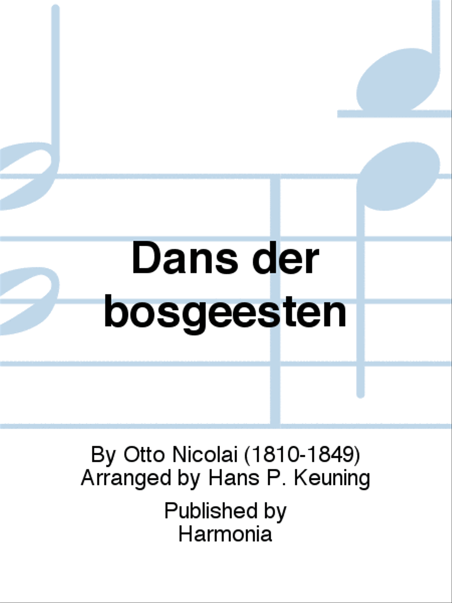 Dans der bosgeesten 4-Part scores gallery preview page 1
