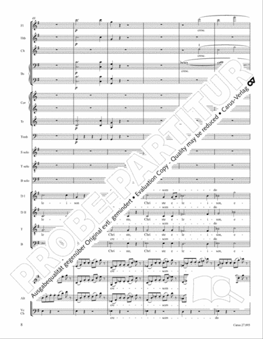 Messe solennelle de sainte Cecile STB scores gallery preview page 21