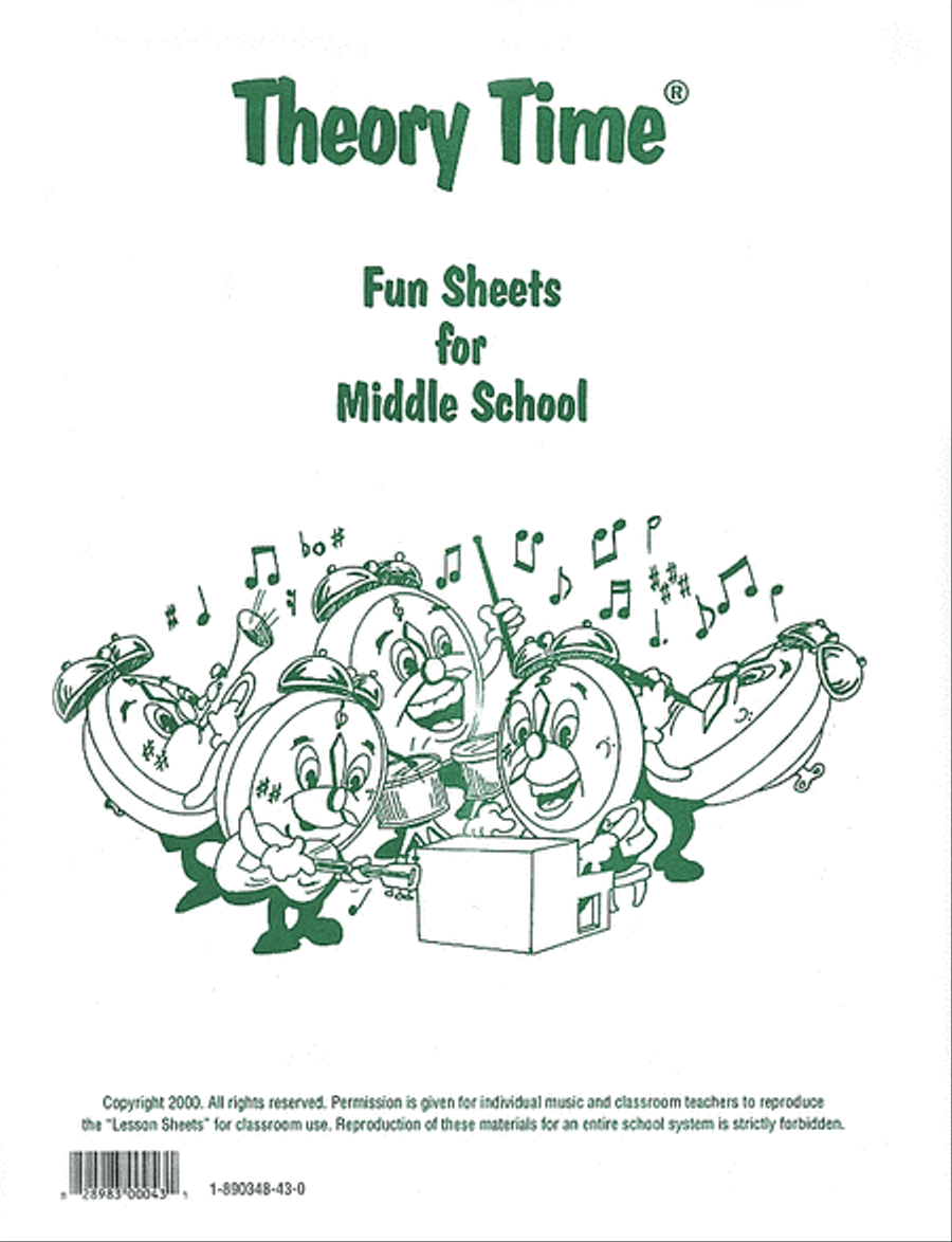Fun Sheets for Middle School Activity Books scores gallery preview page 1