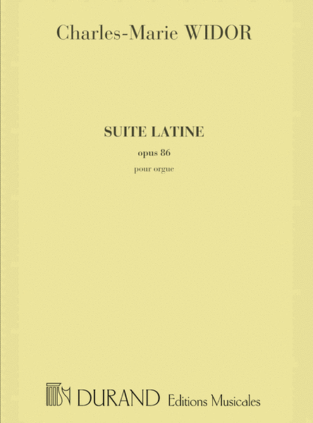 Suite Latine Orgue