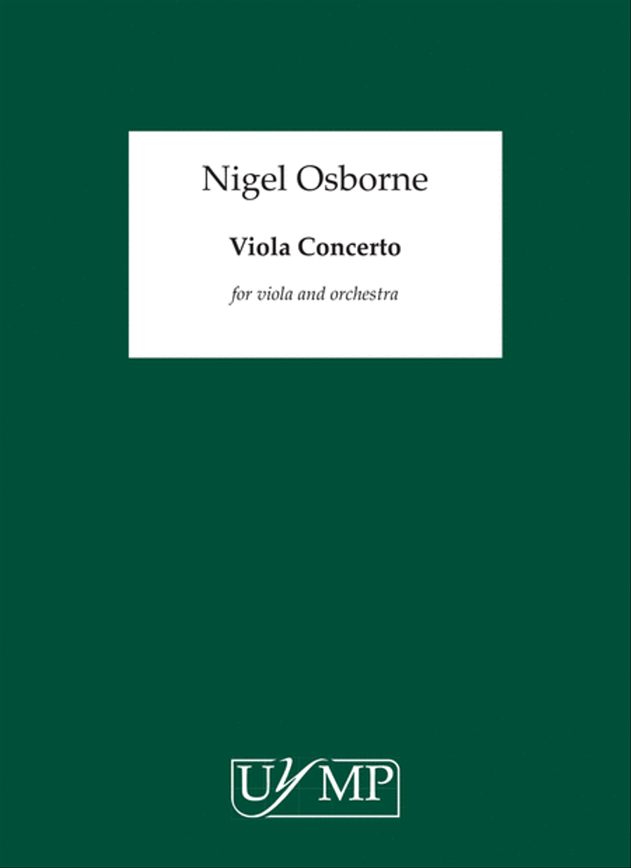 Book cover for Concerto for Viola and Orchestra