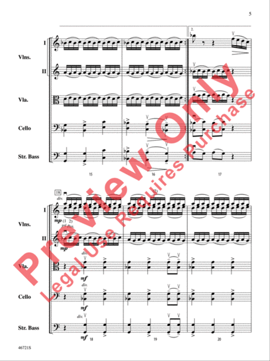 Petrushka String Orchestra scores gallery preview page 6