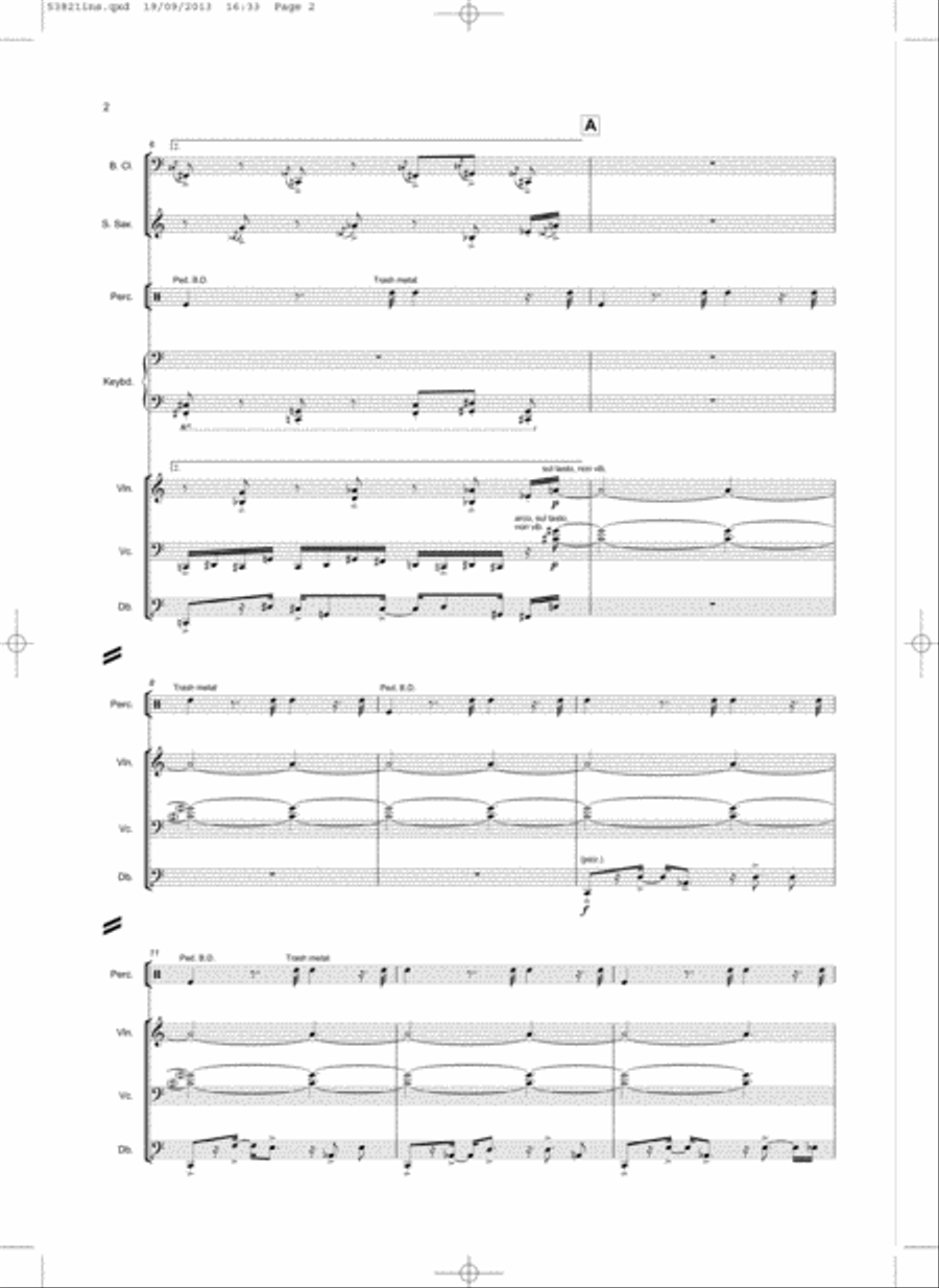Neon Neon Percussion Ensemble scores gallery preview page 5