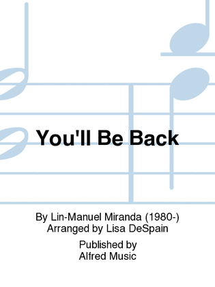 Book cover for You'll Be Back