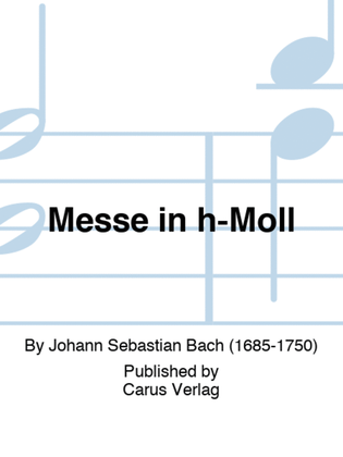 Book cover for Messe in h-Moll