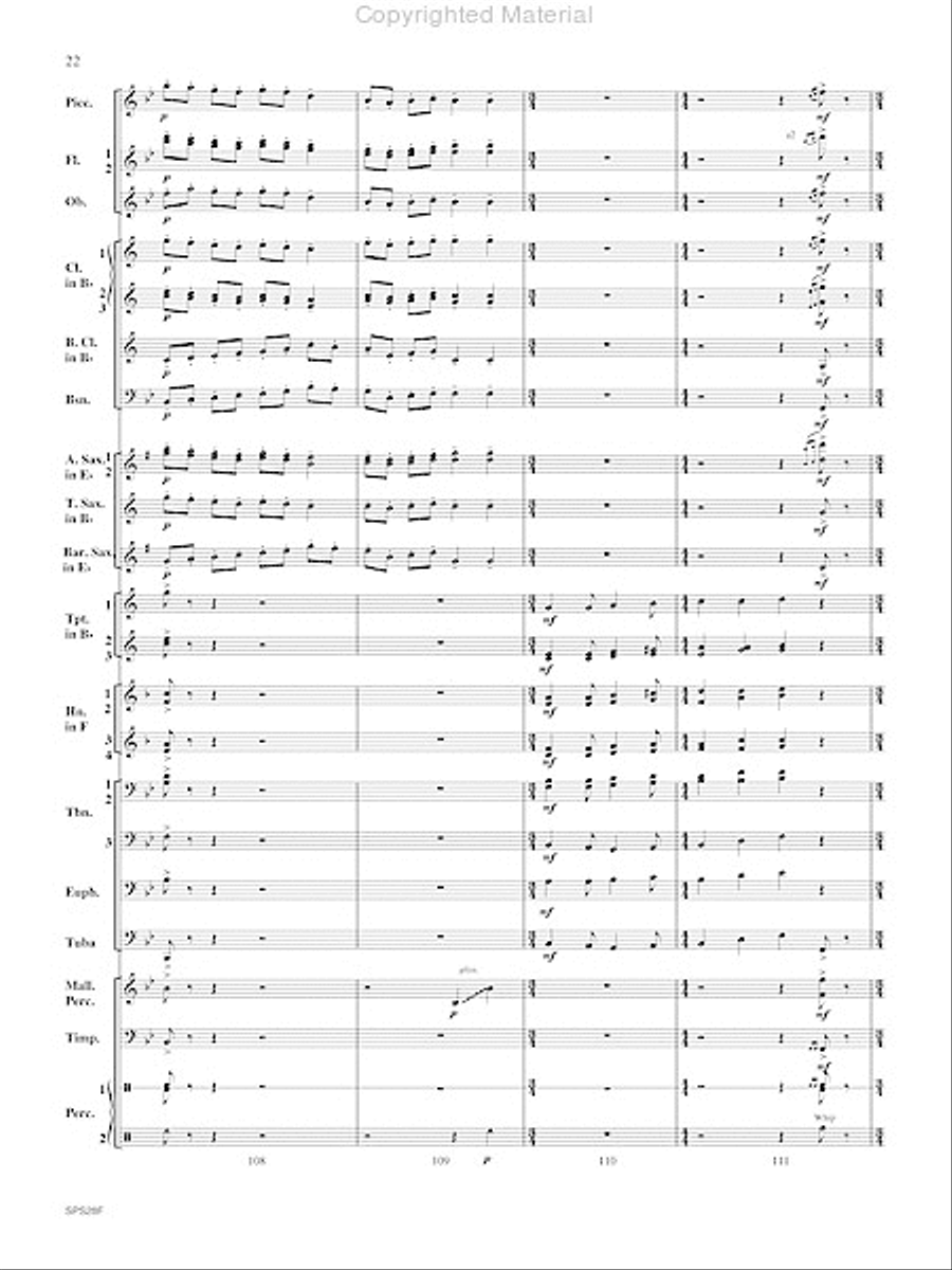 Holiday Portraits Concert Band scores gallery preview page 23