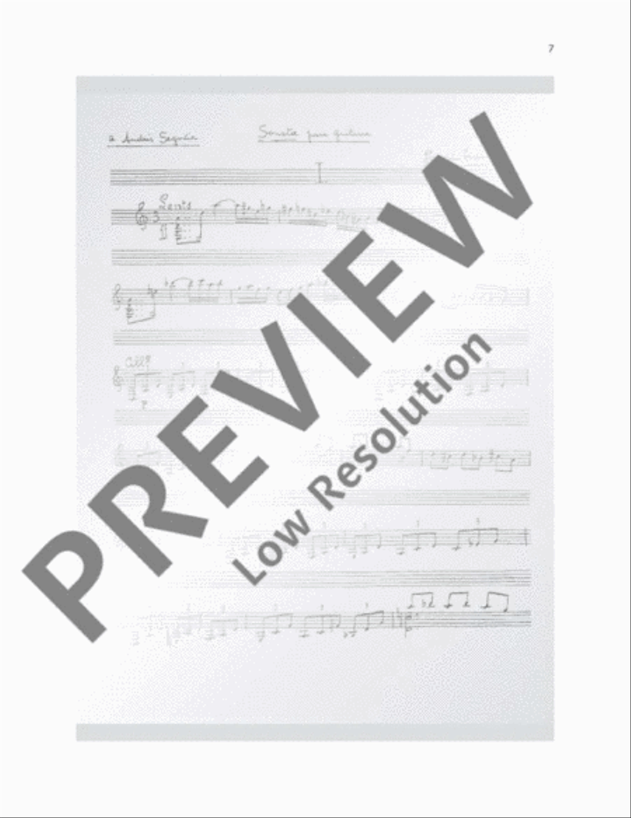Obras para Guitarra Classical Guitar scores gallery preview page 8