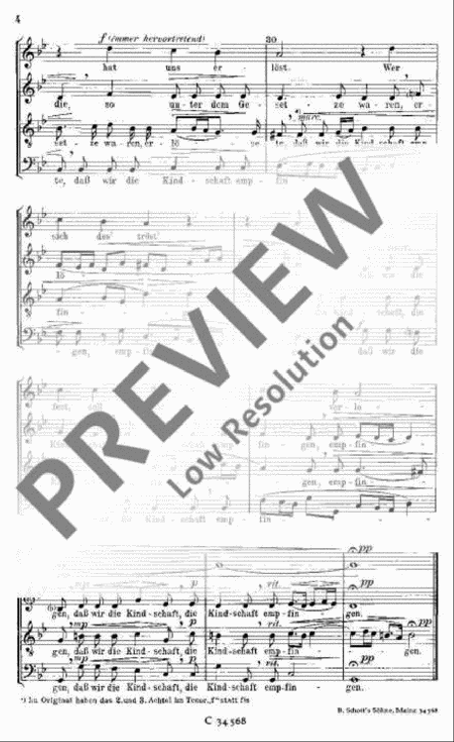 Weihnachtsmotetten 4-Part scores gallery preview page 5