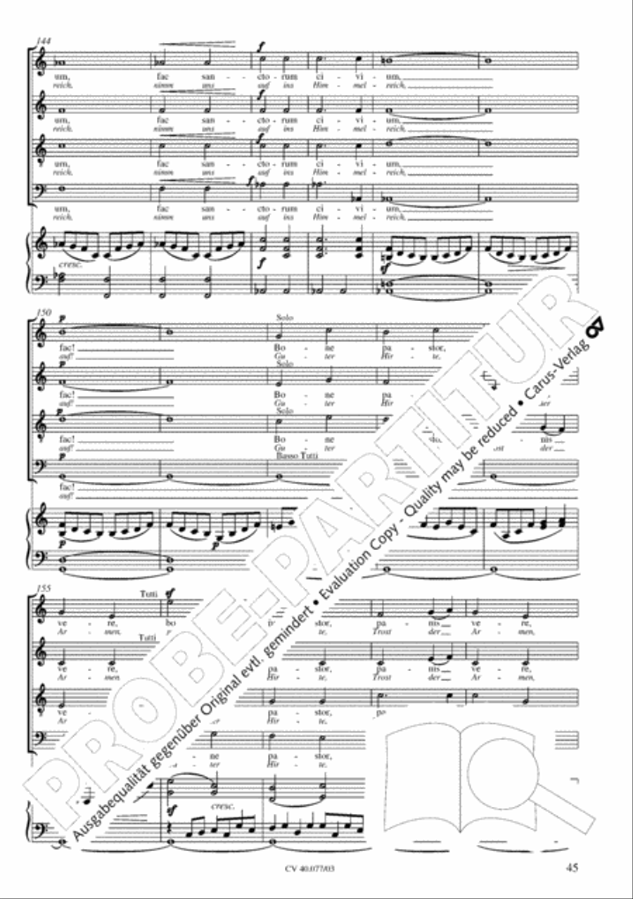 Lauda Sion Lauda Sion 4-Part scores gallery preview page 50