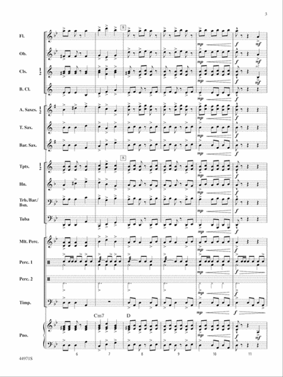 El Toro: Score Concert Band scores gallery preview page 3