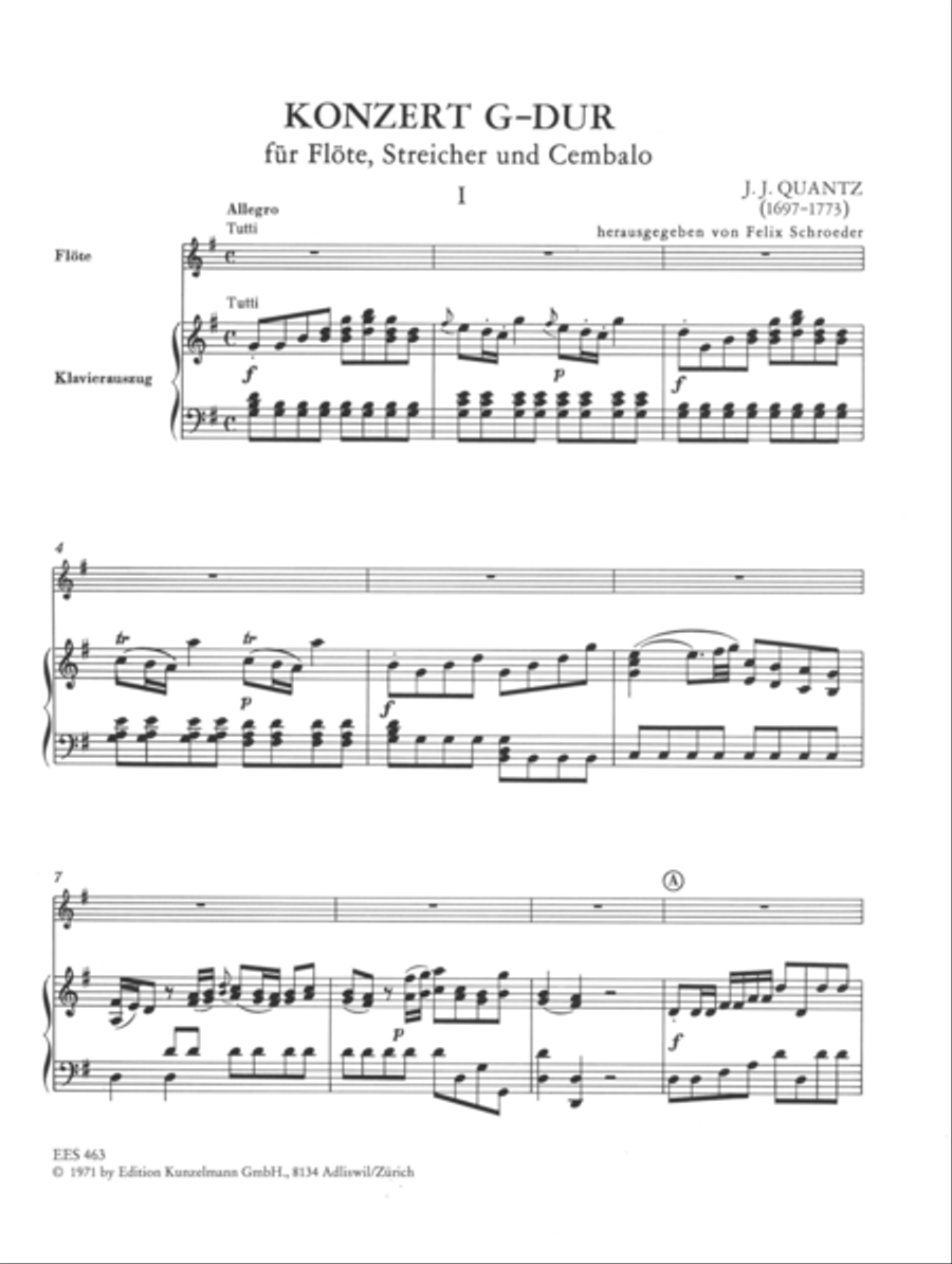 Concerto for flute Flute Solo scores gallery preview page 2