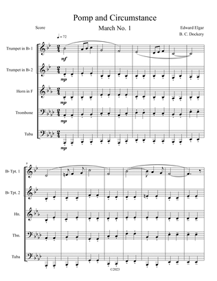 Pomp and Circumstance (Brass Quintet)