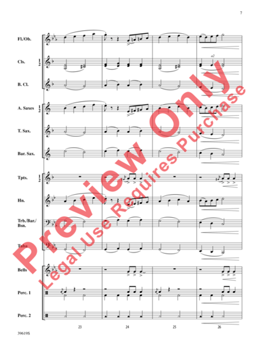 The Noise in the Basement Concert Band scores gallery preview page 8