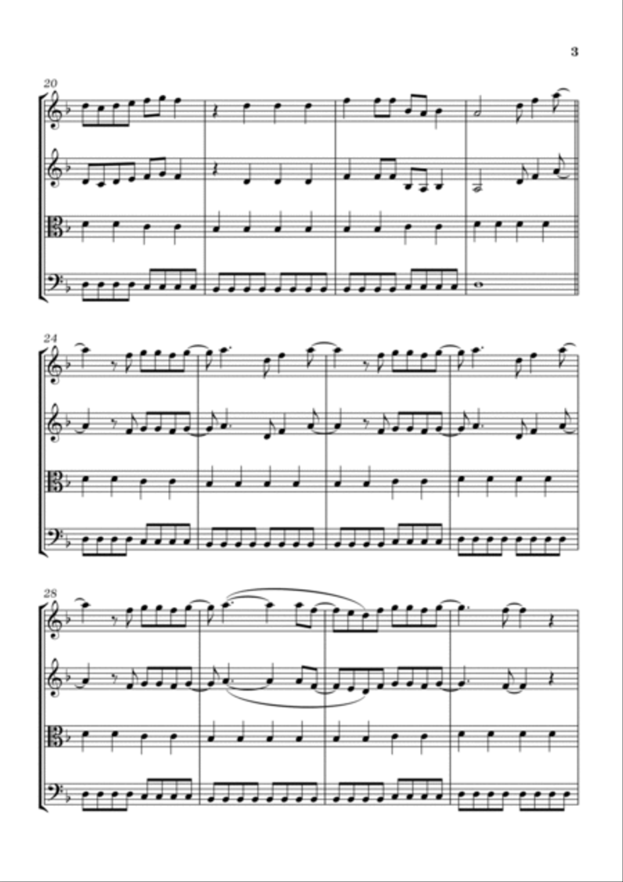 River String Quartet scores gallery preview page 3