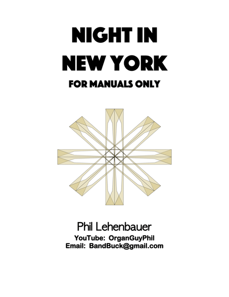 Night in New York (for manuals), organ work by Phil Lehenbauer image number null