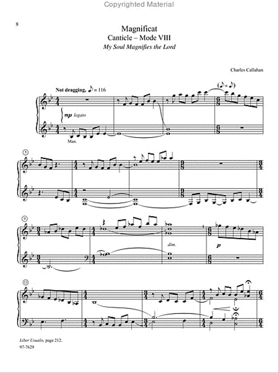 Chant, Vol. III Organ scores gallery preview page 5