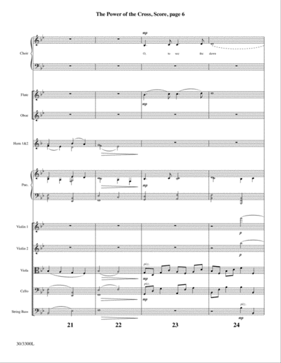 The Power of the Cross - Instrumental Ensemble Score and Parts image number null