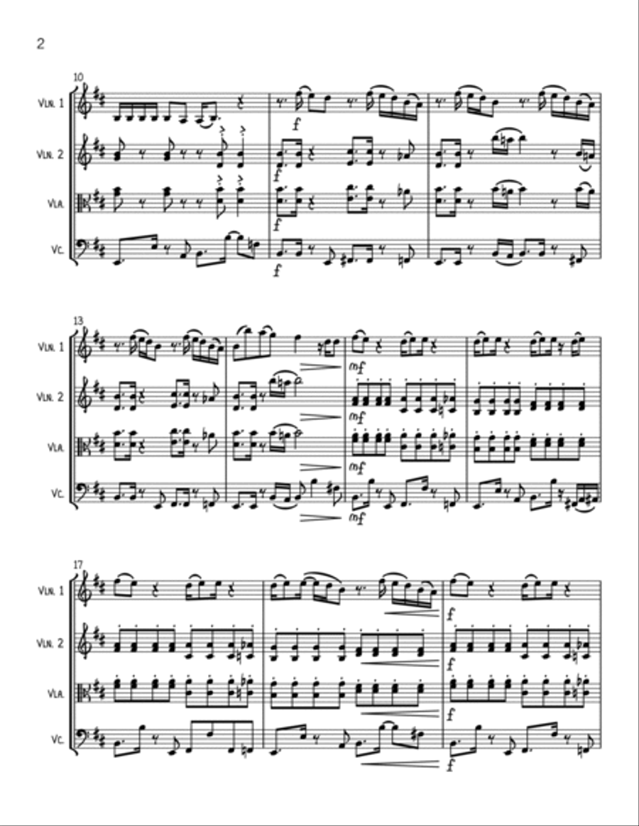 Levitating String Trio scores gallery preview page 2