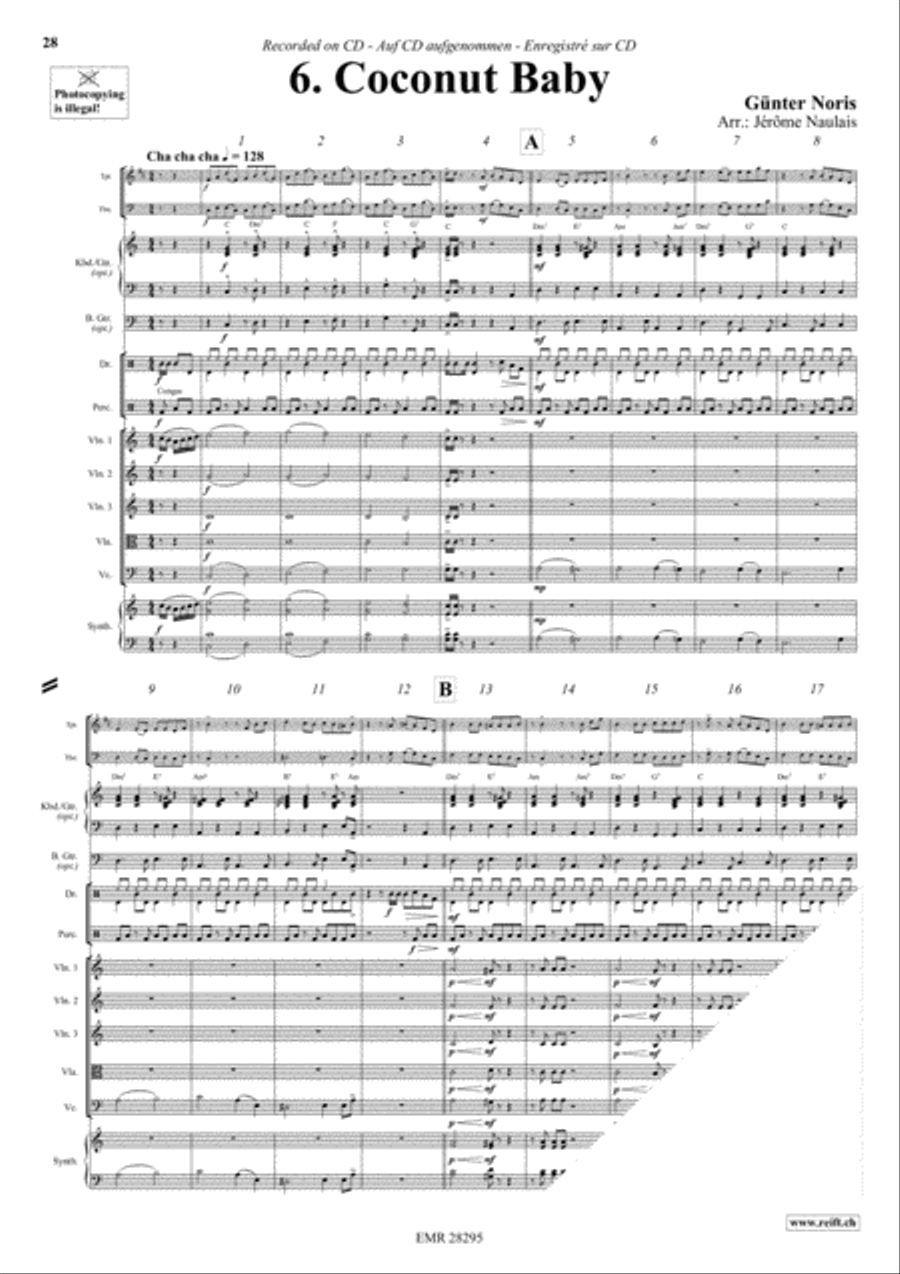 Let's Dance Volume 1 Brass Ensemble scores gallery preview page 8