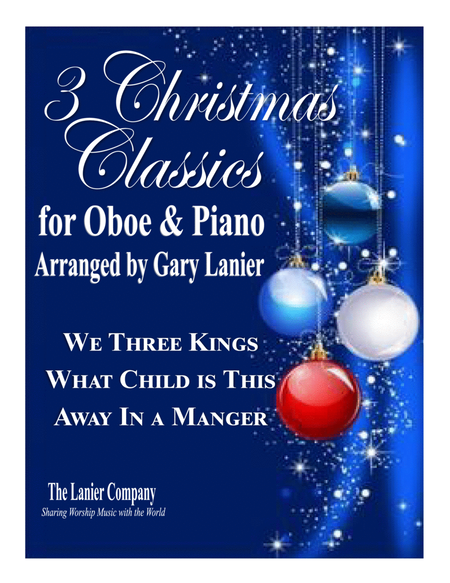 3 CHRISTMAS CLASSICS for OBOE & PIANO (Score/Parts included) by Various Piano - Digital Sheet Music