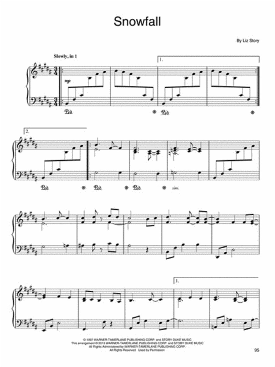 Winter Solstice Winter Solstice Piano Solo scores gallery preview page 4