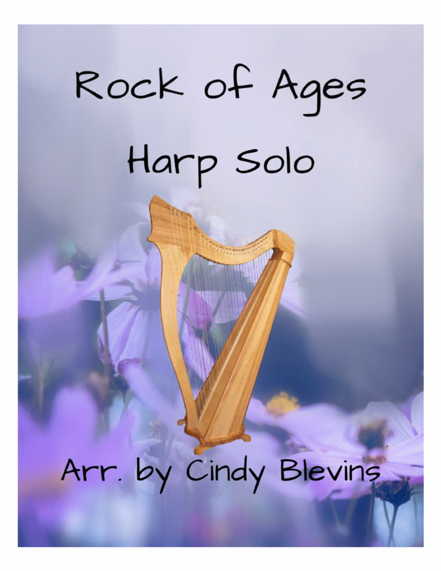 Book cover for Rock of Ages, for Harp Solo (lever or pedal harp)