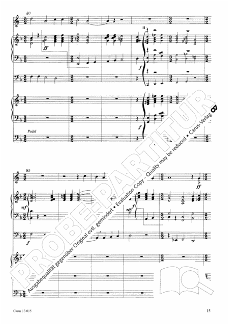Schilling: Three Chorale Preludes Score scores gallery preview page 16