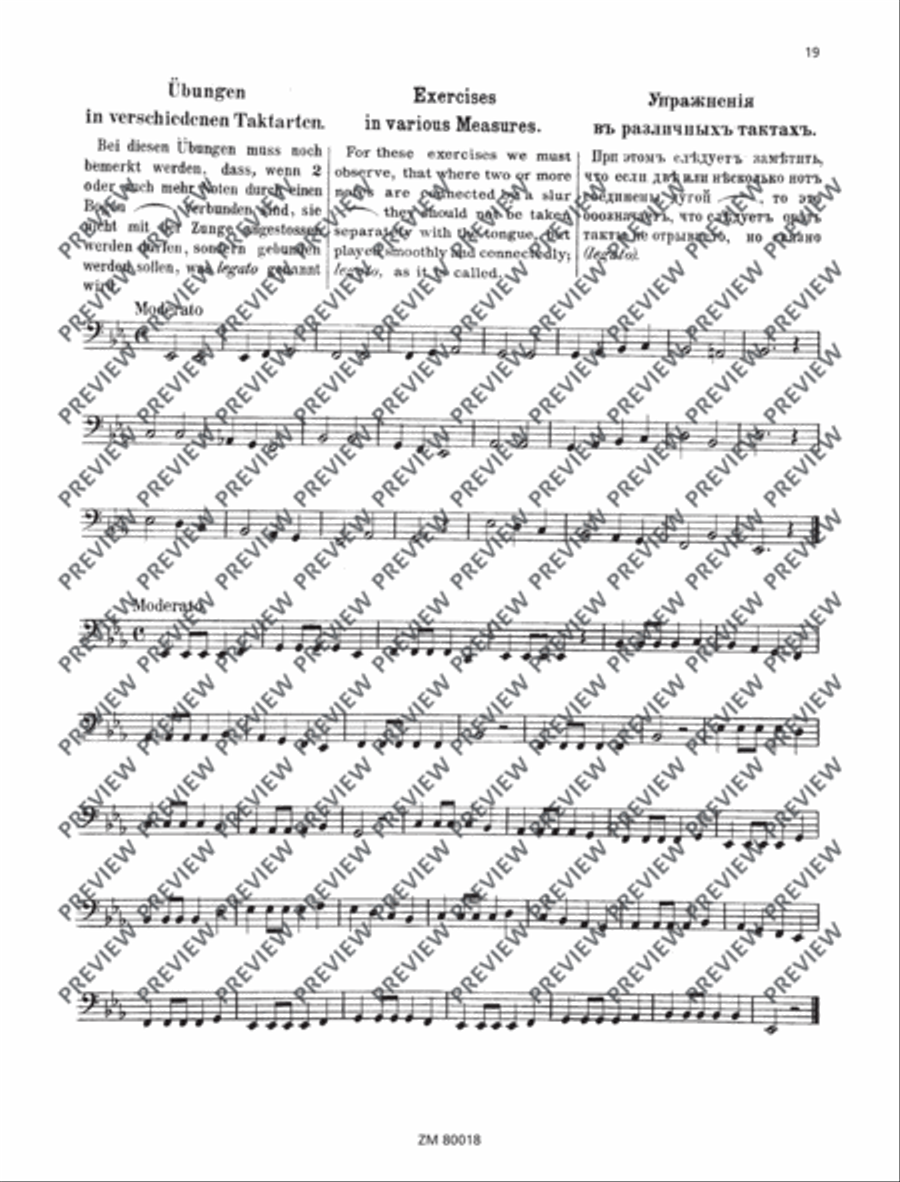 Self-instructor for the tuba in F, E flat (Helicon) Tuba scores gallery preview page 20