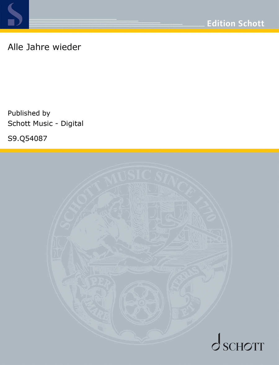 Alle Jahre wieder Piano Solo scores gallery preview page 1