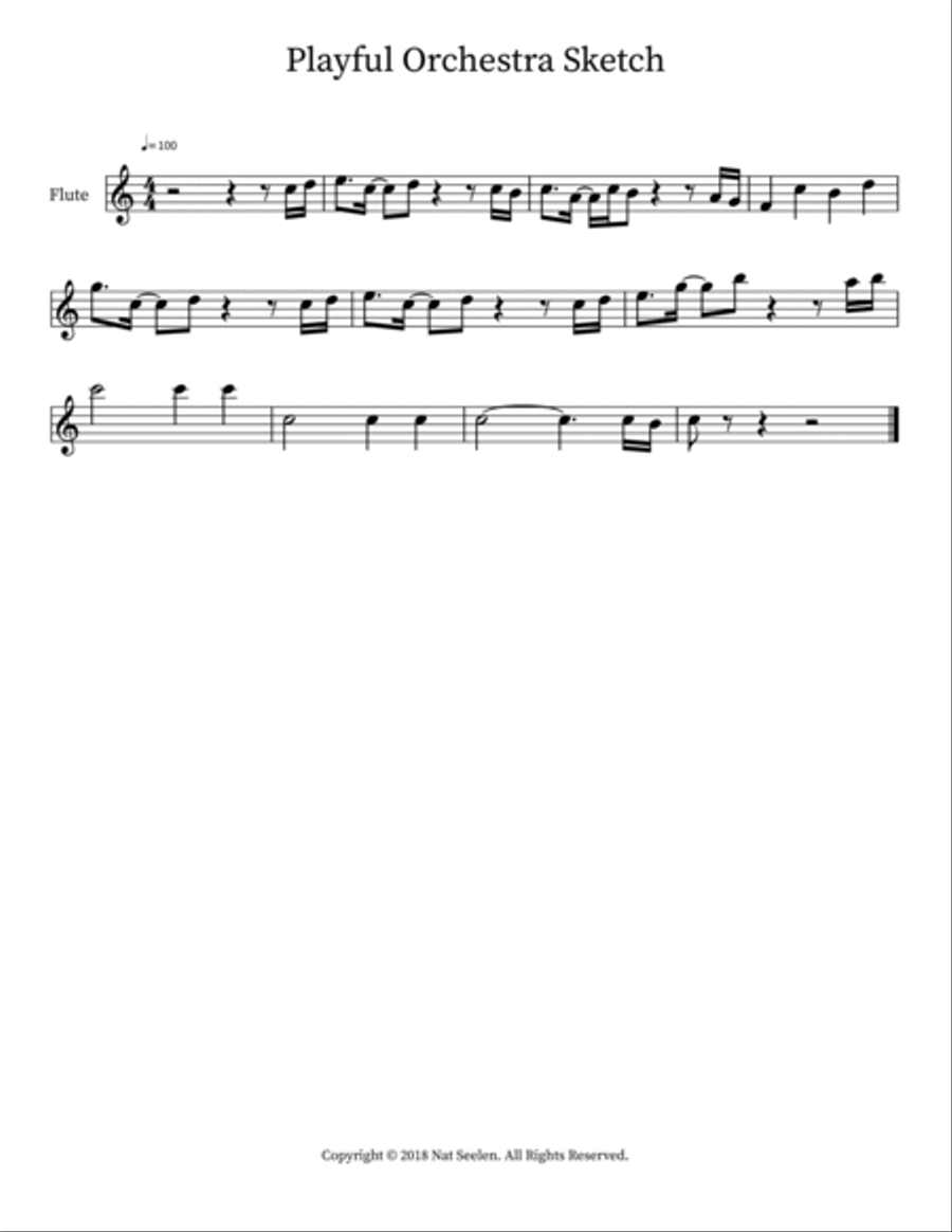 Playful Orchestra Sketch Orchestra scores gallery preview page 4