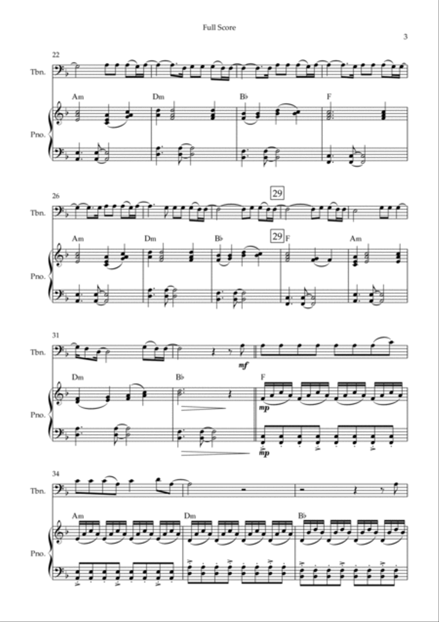You Say Piano scores gallery preview page 3