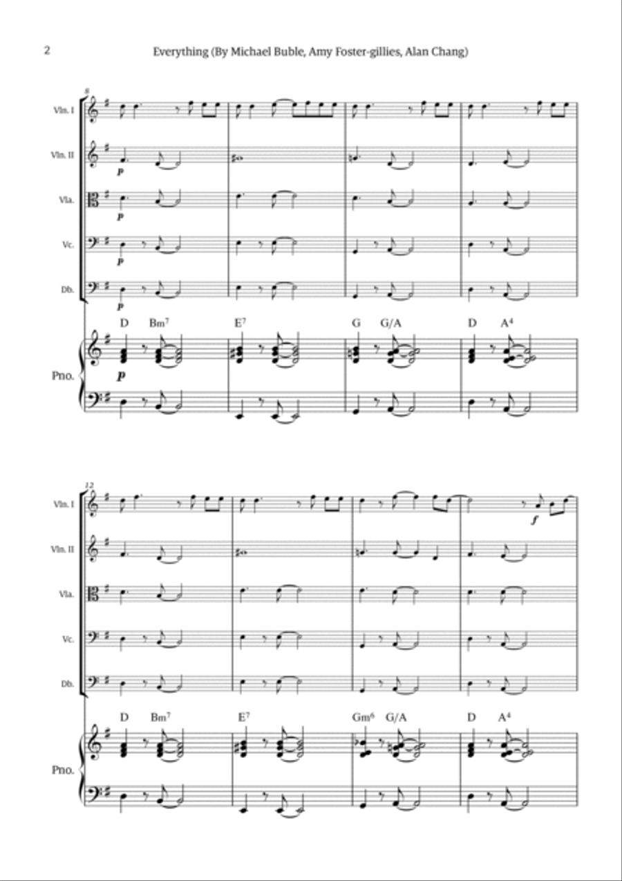 Everything Everything String Quintet scores gallery preview page 2