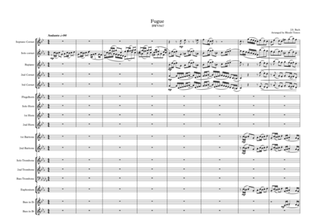 Bach BWV847 - Fugue in C Minor. Brass band arrangement.