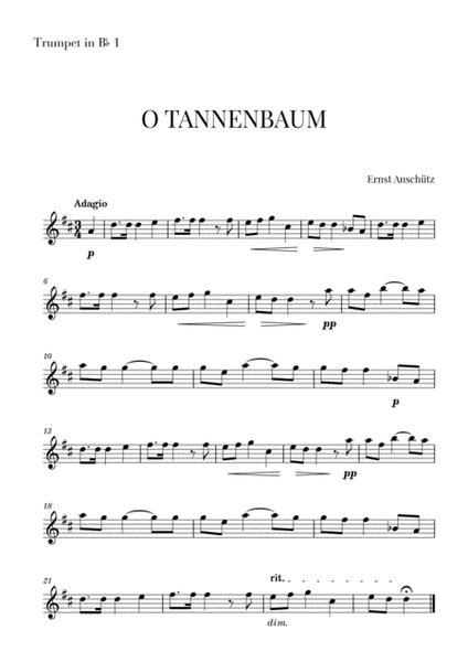 O Tannenbaum for Brass Quartet image number null