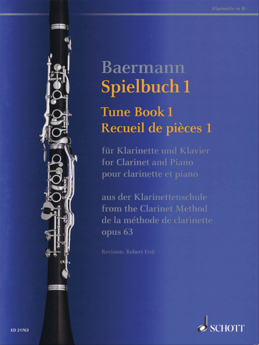 Tune Book 1, Op. 63 Tune Book 1, Op. 63 Clarinet Solo scores gallery preview page 1