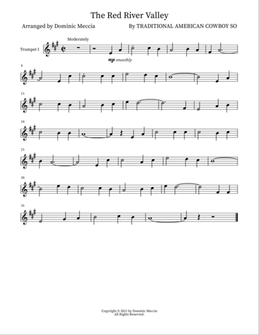 The Red River Valley Small Ensemble scores gallery preview page 4