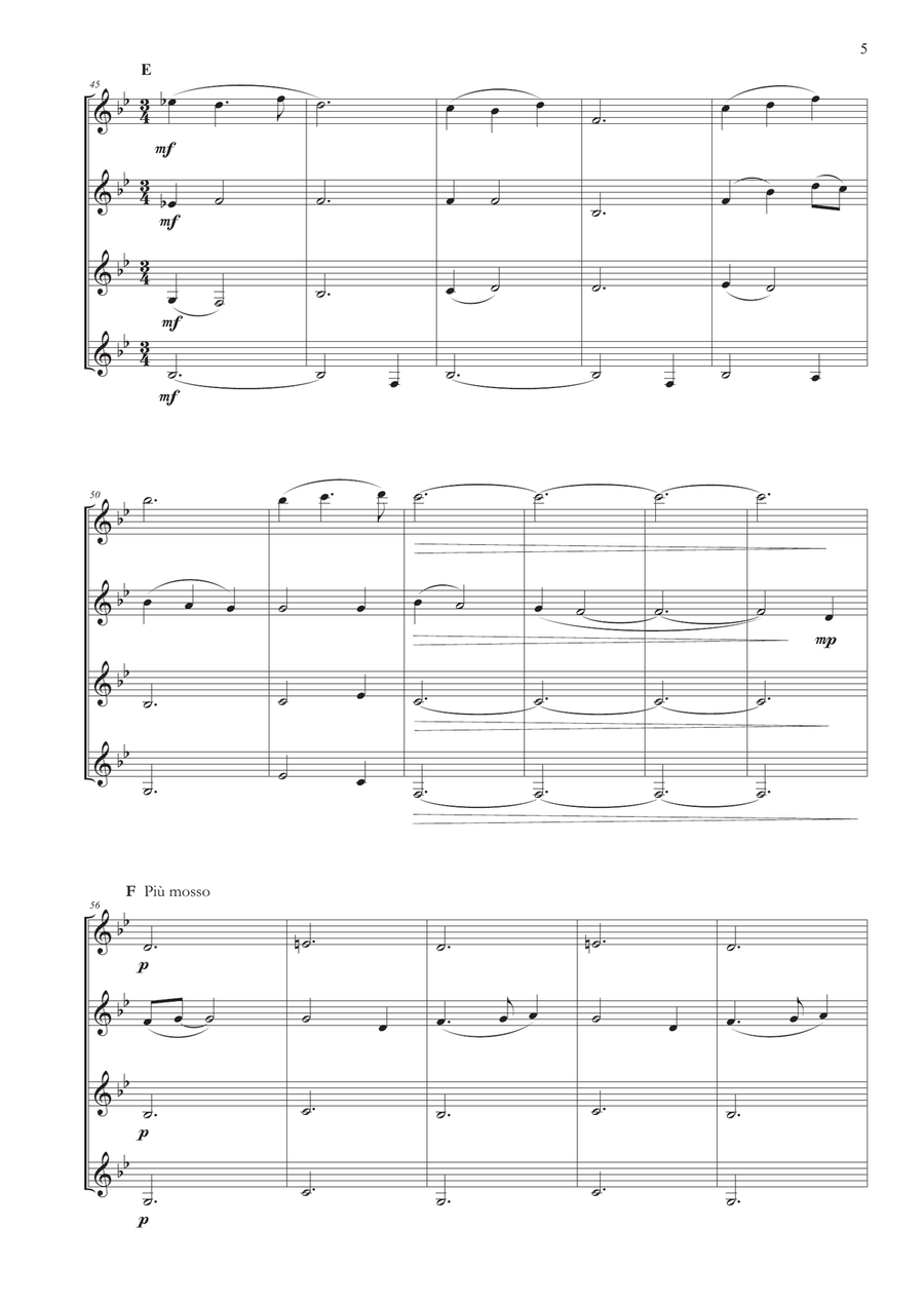 How To Train Your Dragon Woodwind Quartet scores gallery preview page 5