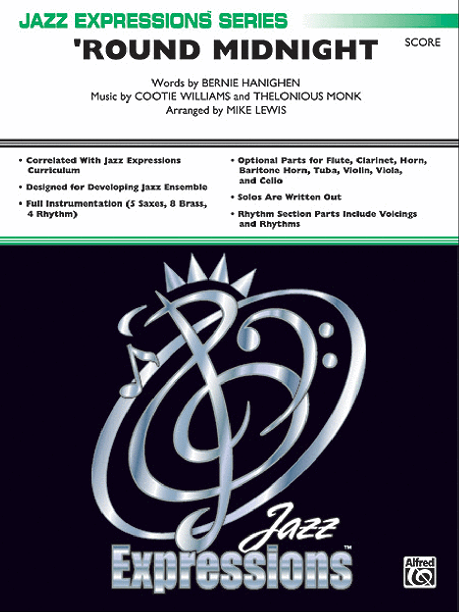 'Round Midnight Jazz Ensemble scores gallery preview page 1
