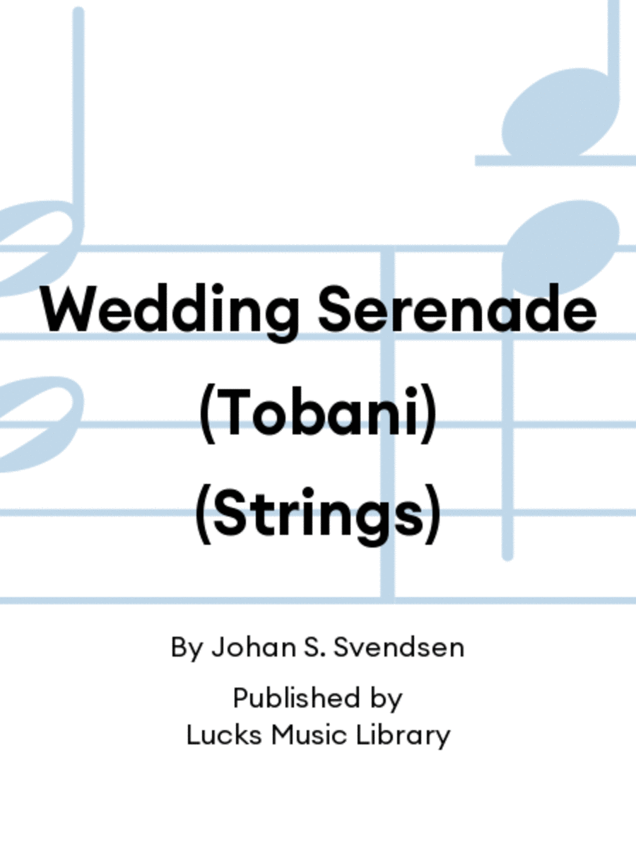 Wedding Serenade (Tobani) (Strings)
