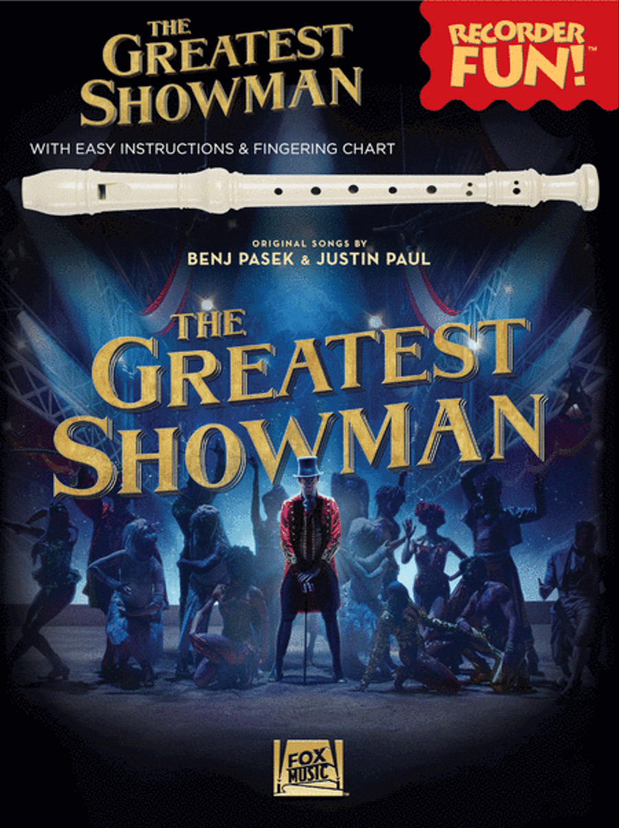 The Greatest Showman – Recorder Fun! Recorder scores gallery preview page 1