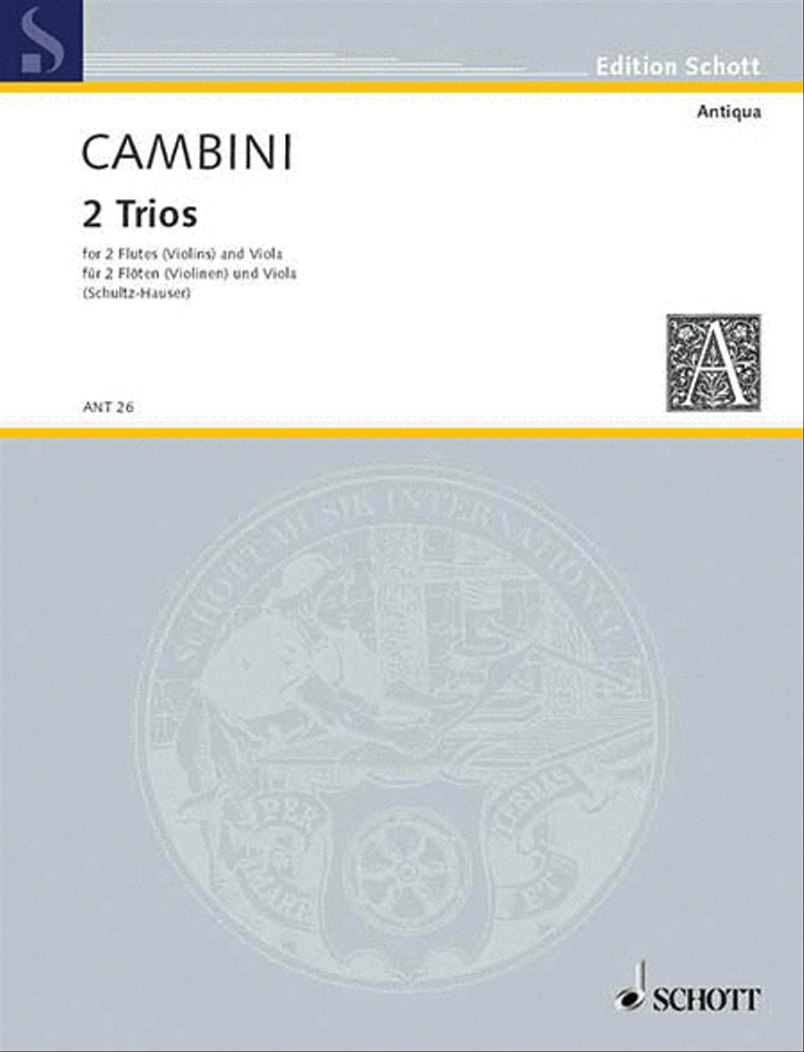 2 Trios Flute scores gallery preview page 1