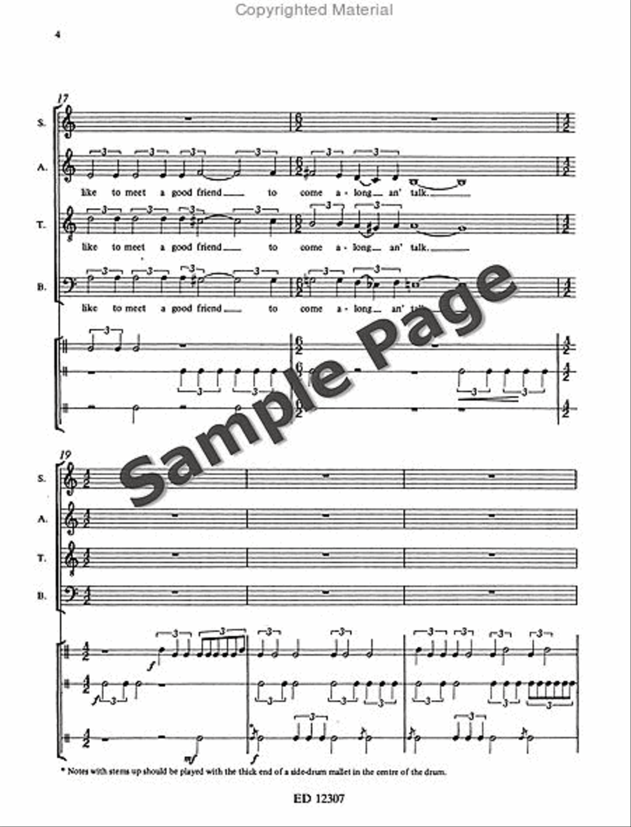 I Dream a World 4-Part scores gallery preview page 7