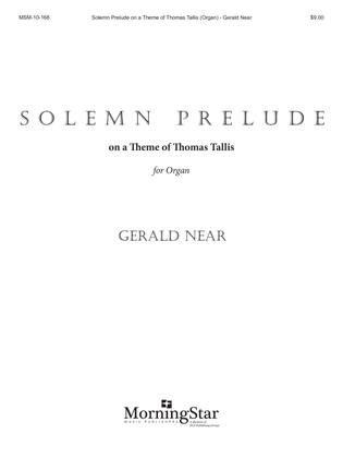 Book cover for Solemn Prelude on a Theme of Thomas Tallis