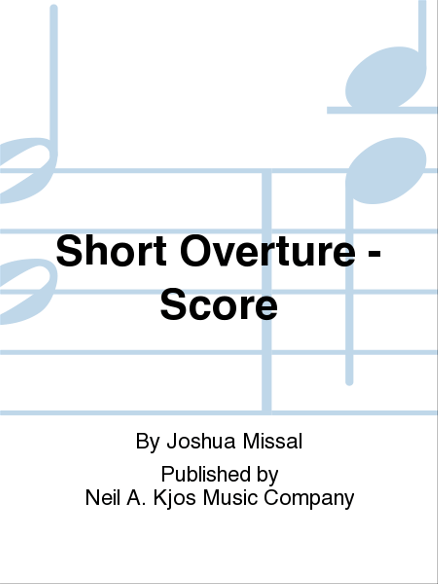 Short Overture - Score Full Orchestra scores gallery preview page 1